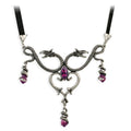 Laidly Wyrm Crystal Alchemy Gothic Dragon Necklace