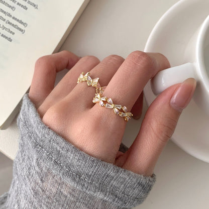 Lavender Bow Ring