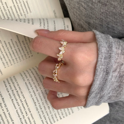 Lavender Bow Ring