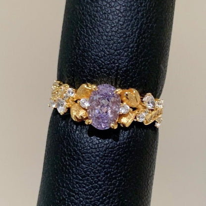 Lavender Rococo Ring