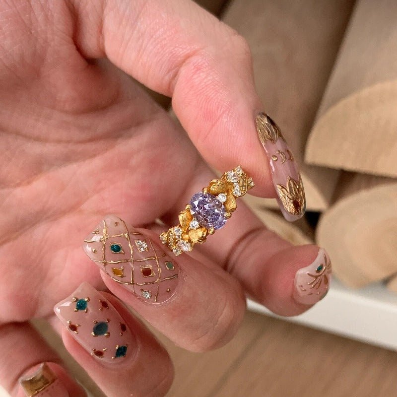 Lavender Rococo Ring