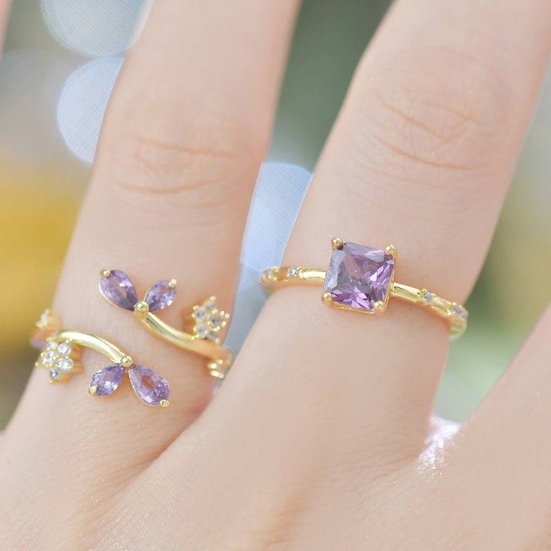 Lavender Whisper Ring