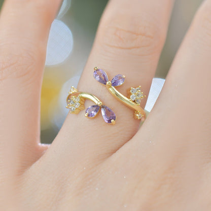 Lavender Whisper Ring