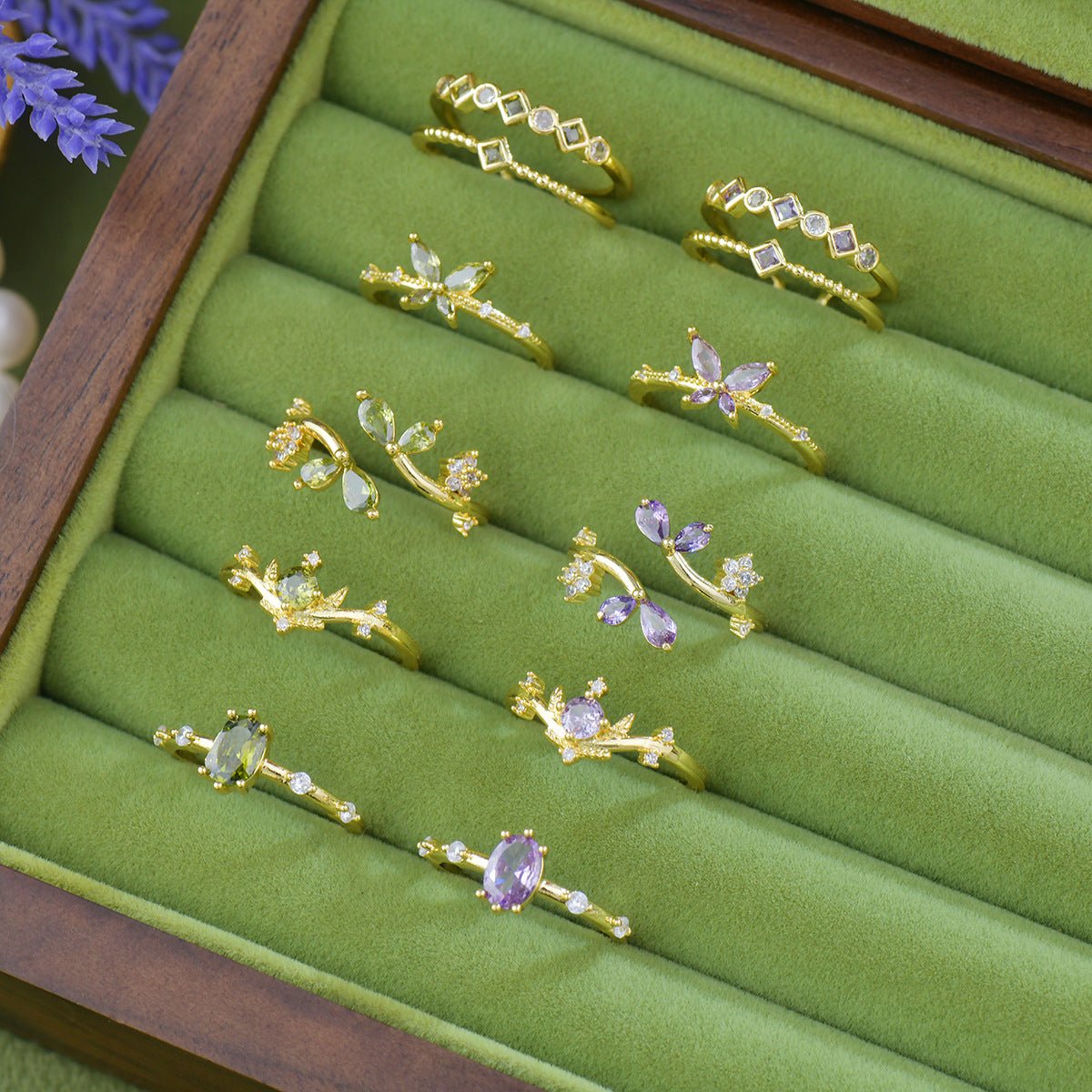 Lavender Whisper Ring