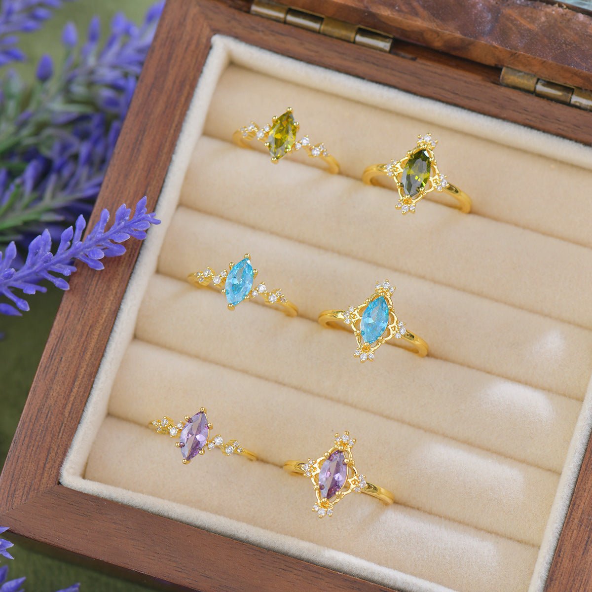 Lilac Astra Ring