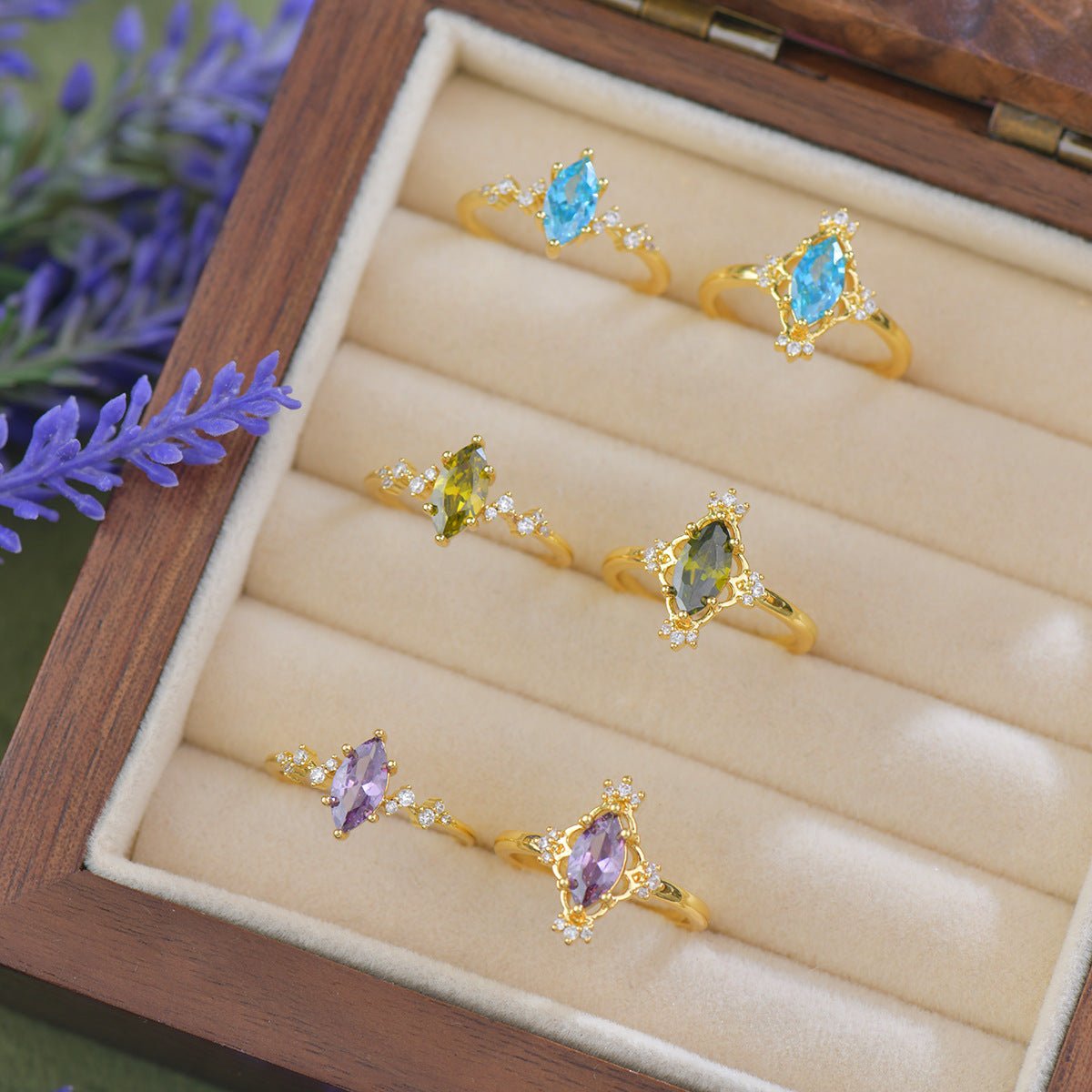 Lilac Astra Ring