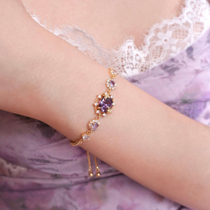 Lilac Butterfly Bracelet
