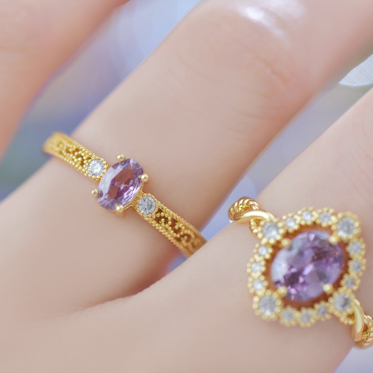 Lilac Grace Ring