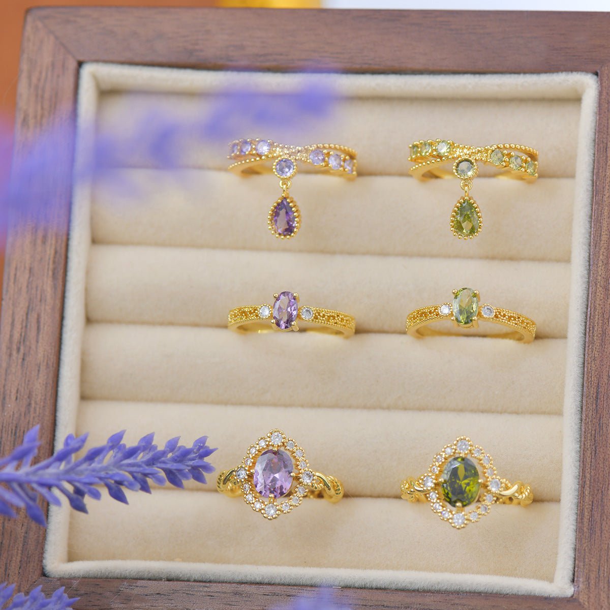 Lilac Grace Ring