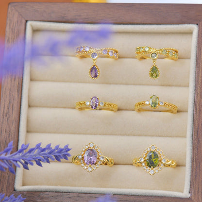 Lilac Grace Ring