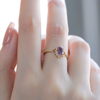 Lilac Lustre Ring