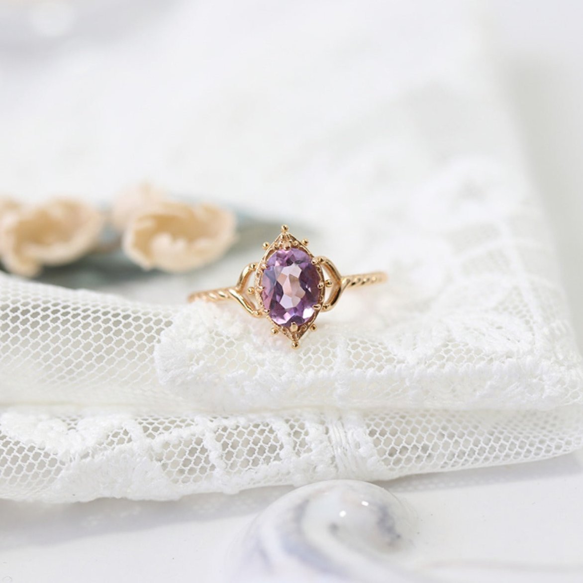 Lilac Lustre Ring