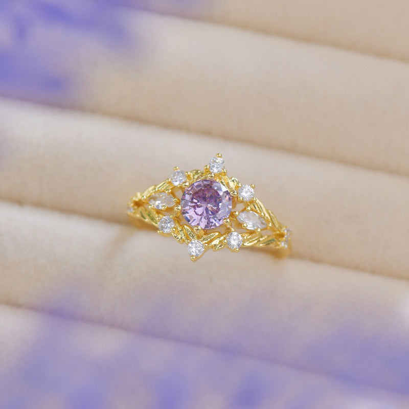 Lilac Veil Ring