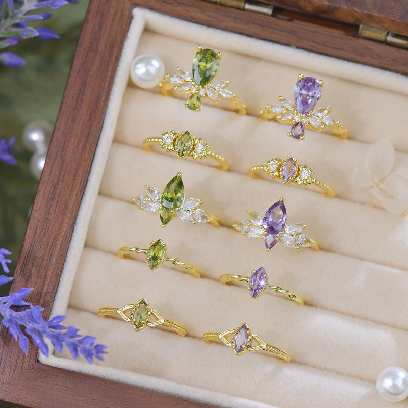 Lilac Whisper Ring
