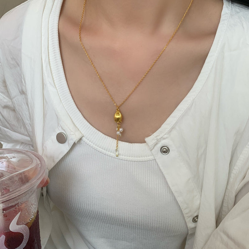Lily of the Valley Necklace in Gold