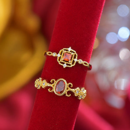 Lustre Ruby Ring