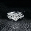 Eternal Infinity Enchantment Crystal Ring Set