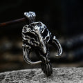 Mandalorian Symbol Skull Stainless Steel Pendant