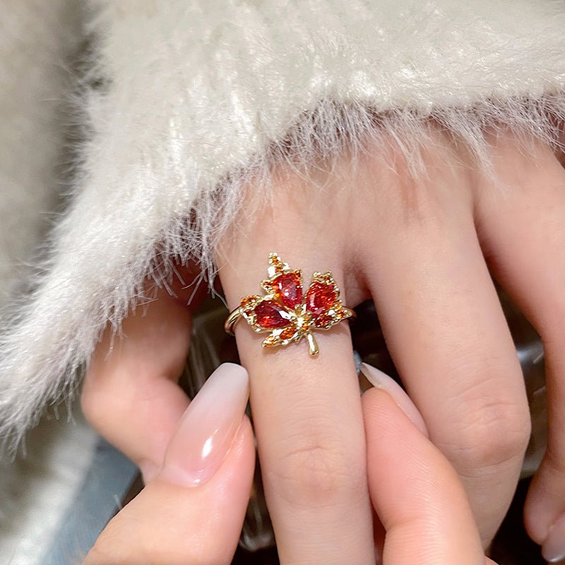Maple Leaf Ring