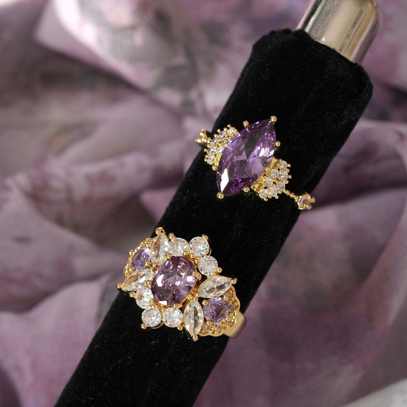 Marquise Amethyst Ring