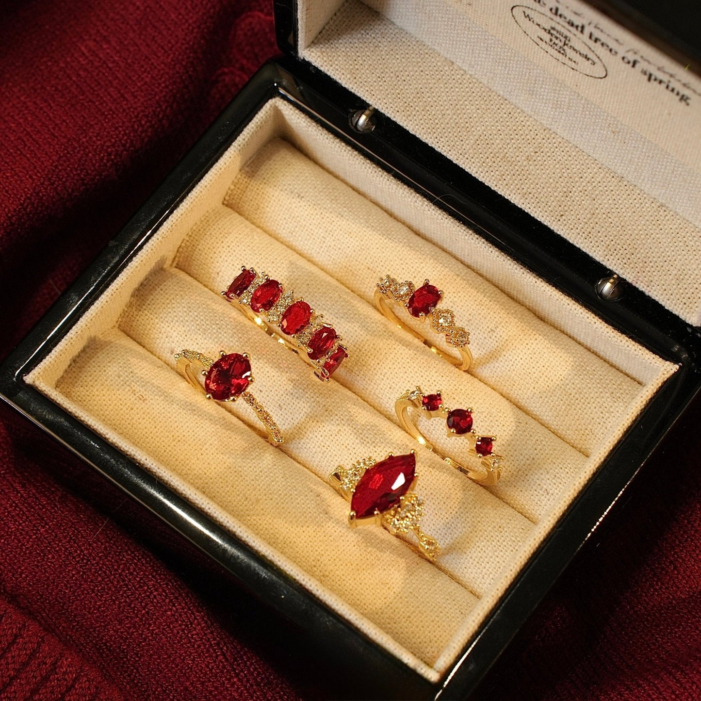 Marquise Ruby Ring