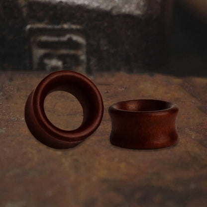 Minimalism Wood Tunnel Ear Gauges