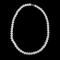 Minimalist Hip Hop Pearl Necklace