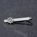 Minimalist Rudder Design Brass Tie Clip
