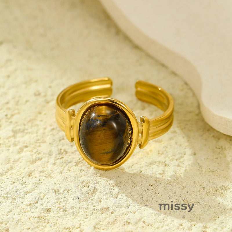 Brinlee Gemstone Open Ring