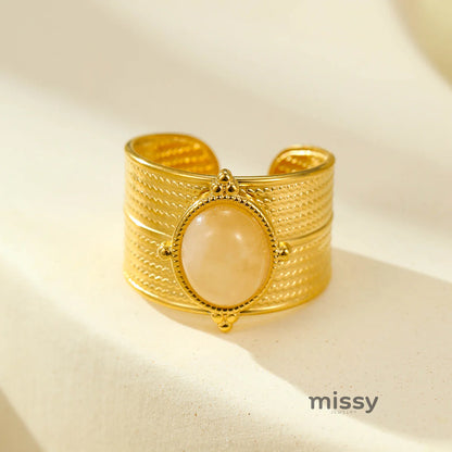 Brinlee Gemstone Open Ring