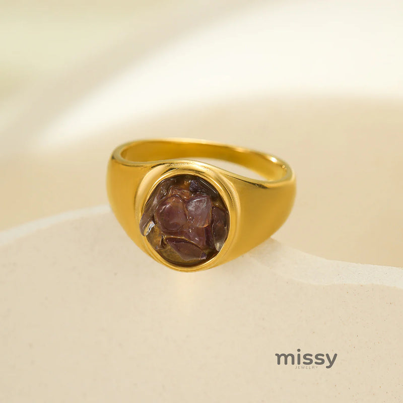 Fynlee Natural Stone Ring