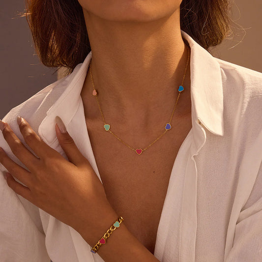 Max Heart Chain Jewelry Set