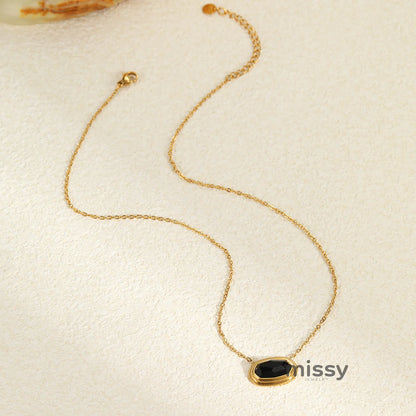 Solei Geometric Stone Necklace
