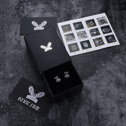 Mjöllnir Hammer Stainless Steel Viking Earring