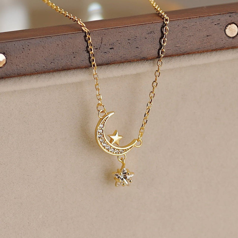 [sample ] Mandy Moon Star Necklace