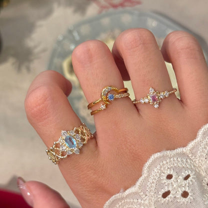 Moon Star Sonata Ring Set