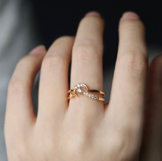 Moon Star Sonata Ring Set