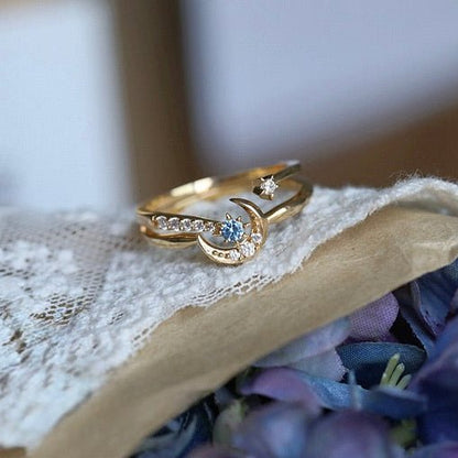 Moon Star Sonata Ring Set