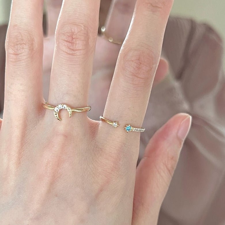 Moon Star Sonata Ring Set