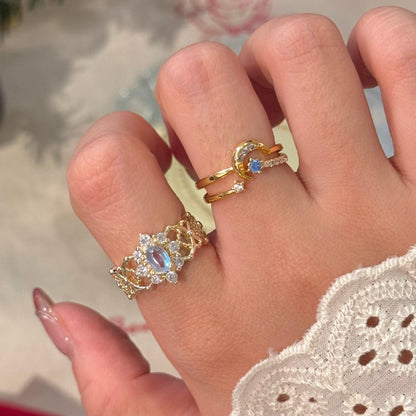 Moon Star Sonata Ring Set
