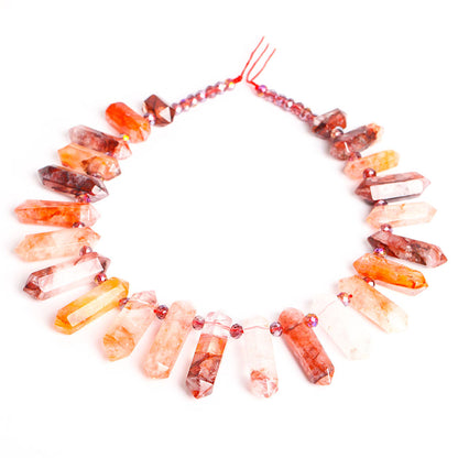 Natural Crystal Chain Strings for Diy Spiritual Necklaces 42cm