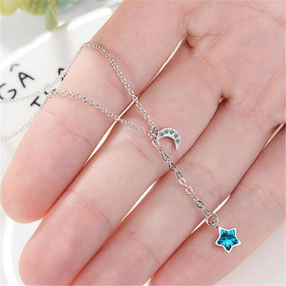 Blue Celestial Night Necklace