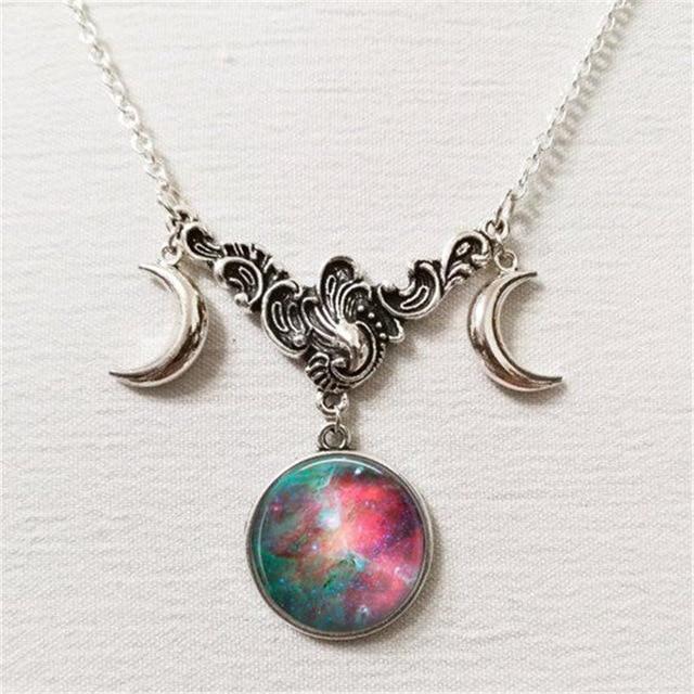 Celestial Moon Goddess Necklace