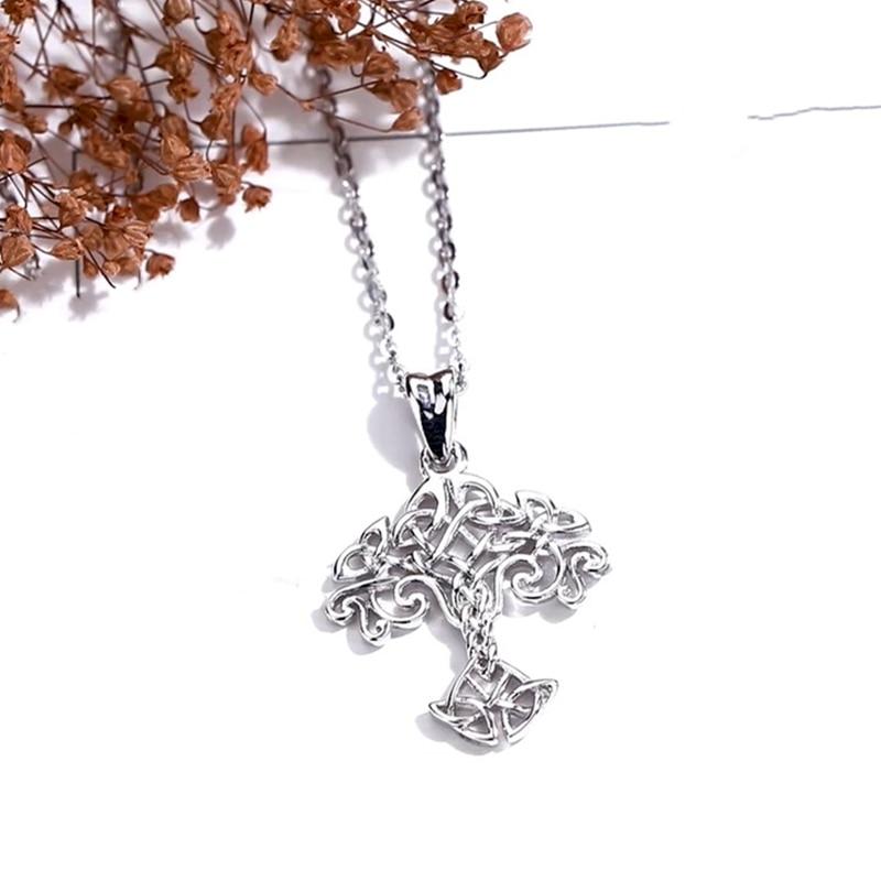 Celtic Tree of Life Silver Necklace