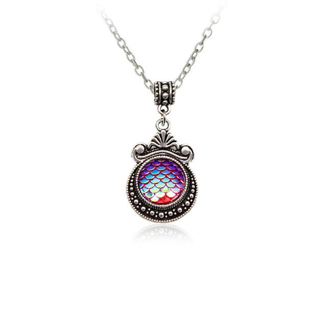 Colorful Mermaid Scale Necklace