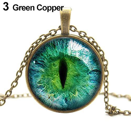 Dragon Eye Cabochon Necklace
