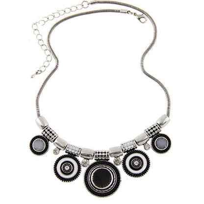 Colorful Bead Pendant Necklace