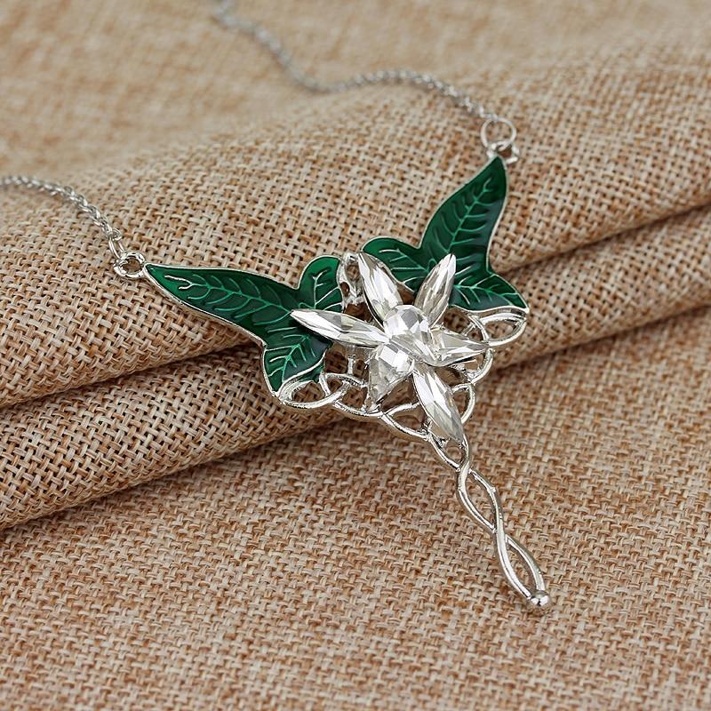 Green Elven Goddess Necklace