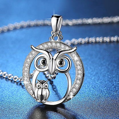 Owl Crystal Necklace