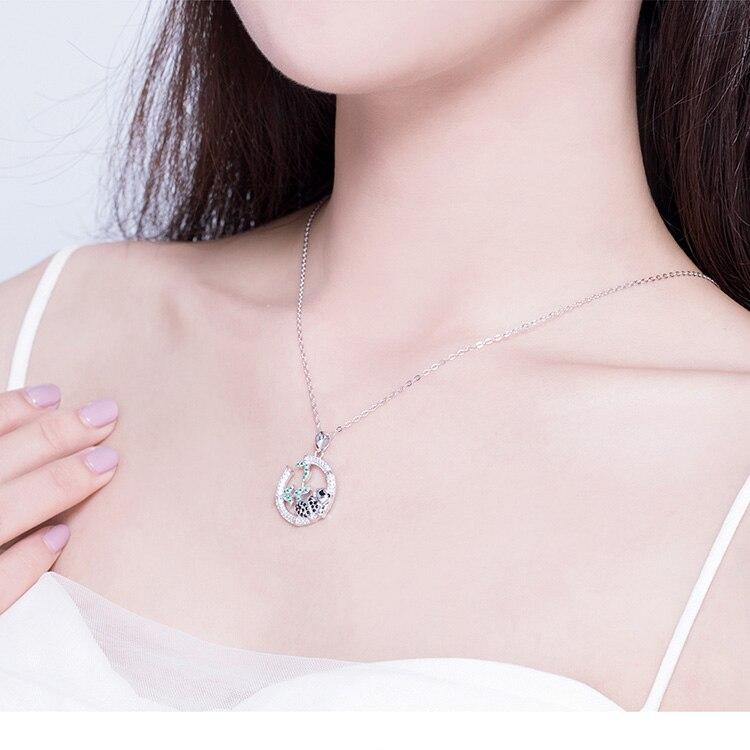 Panda Silver Necklace